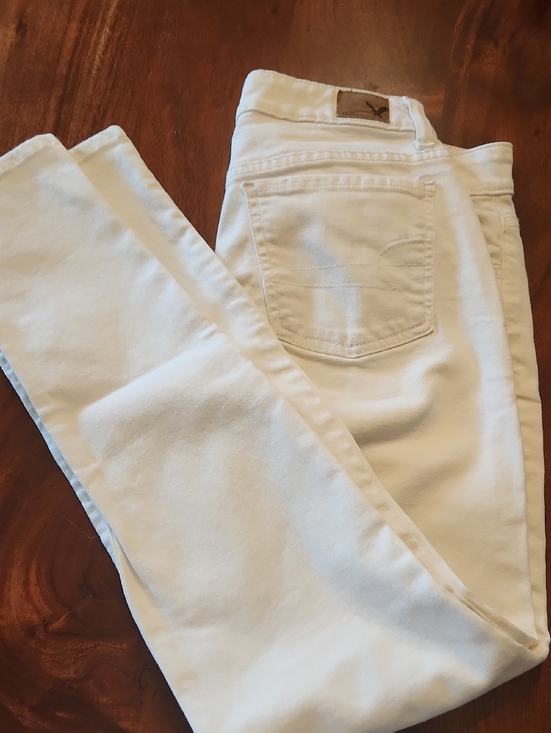 American Eagle Outfitters Denim - American Eagle Outfitters White Skinny Jeans